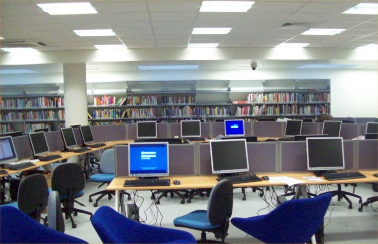 Computers at Pimlico Library - gradually getting sorted